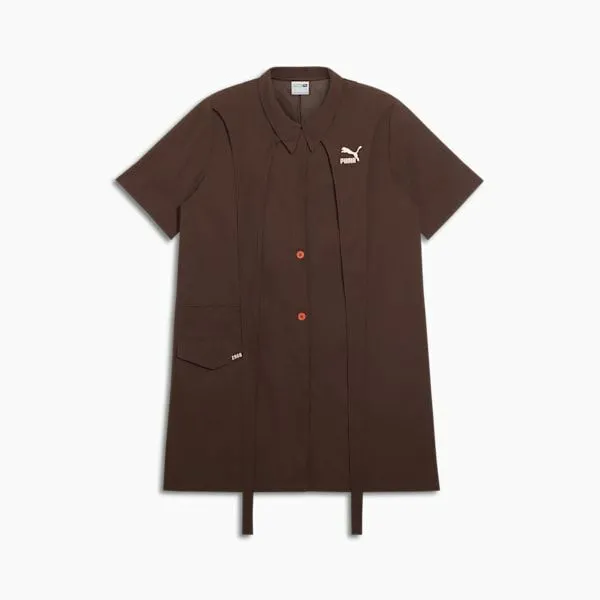 Puma Dresses and Skirts We Are Legends Renaissance 039s Shirt Dress Dark Chocolate 8211 Women Puma Dresses and Skirts We Are Legends Renaissance 039s Shirt Dress Dark Chocolate 8211 Women