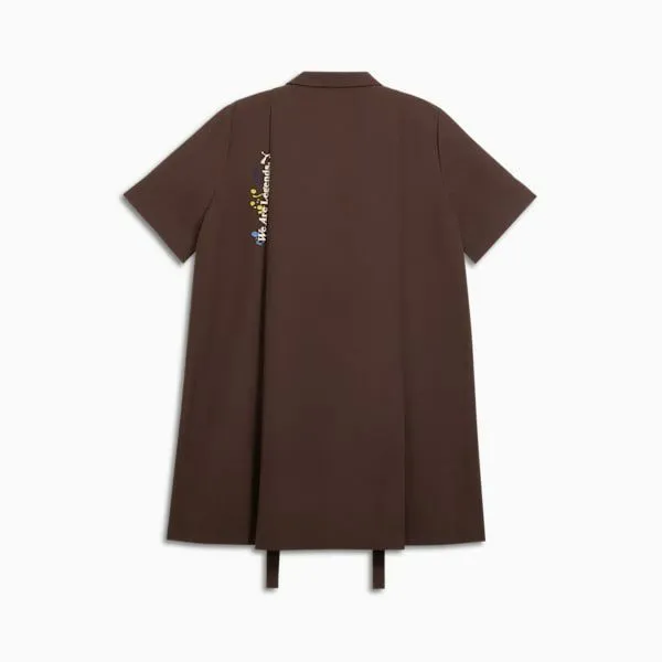 Puma Dresses and Skirts We Are Legends Renaissance 039s Shirt Dress Dark Chocolate 8211 Women Puma Dresses and Skirts We Are Legends Renaissance 039s Shirt Dress Dark Chocolate 8211 Women