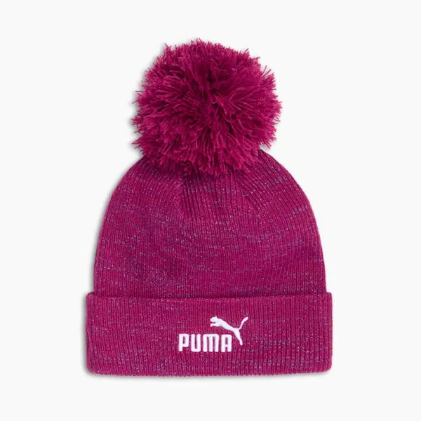 Puma Hats and Beanies 1 Logo 039s Ribbed Knit Beanie Bright Purple 8211 Women