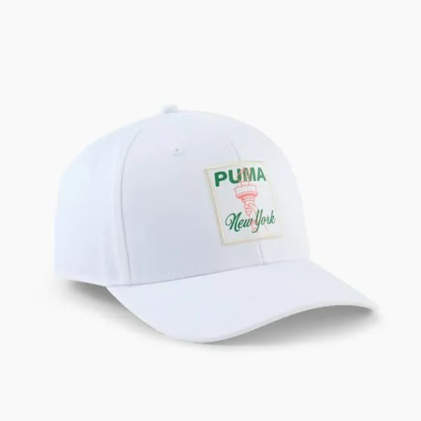 Puma Hats and Beanies NYC Flagship Lafayette Stretch Fit Cap White 8211 Women