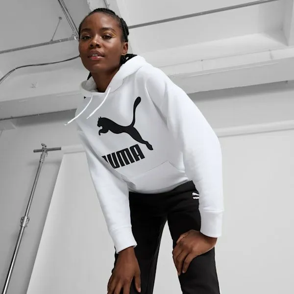 Puma Hoodies and Sweatshirts Classics Logo 039s Hoodie Puma White 8211 Women