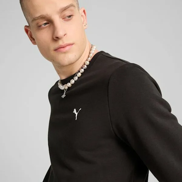 Puma Hoodies and Sweatshirts Essentials 039s Crew Neck Sweatshirt Puma Black 8211 Men