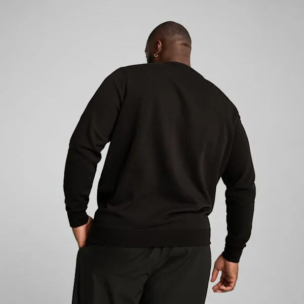Puma Hoodies and Sweatshirts Essentials 039s Crew Neck Sweatshirt Puma Black 8211 Men