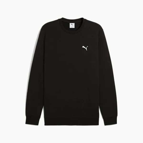 Puma Hoodies and Sweatshirts Essentials 039s Crew Neck Sweatshirt Puma Black 8211 Men