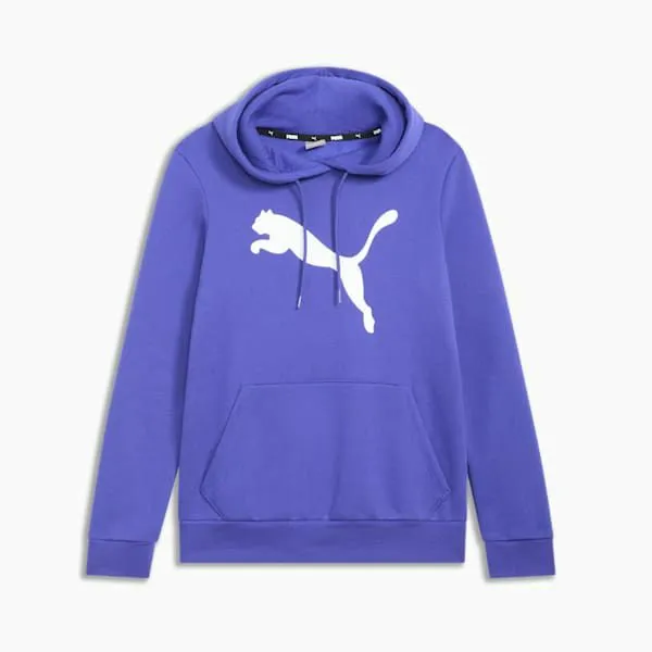 Puma Hoodies and Sweatshirts Essentials Big Cat Logo 039s Hoodie Lapis Lazuli 8211 Women