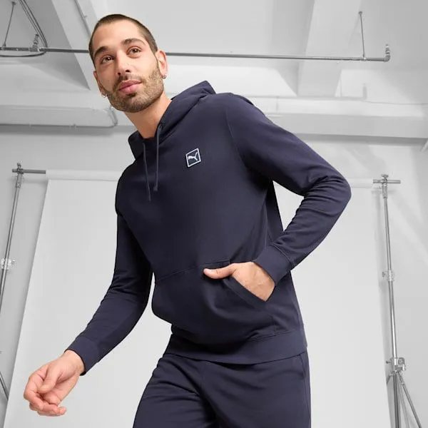 Puma Hoodies and Sweatshirts Essentials Elevated 039s Hoodie New Navy 8211 Men