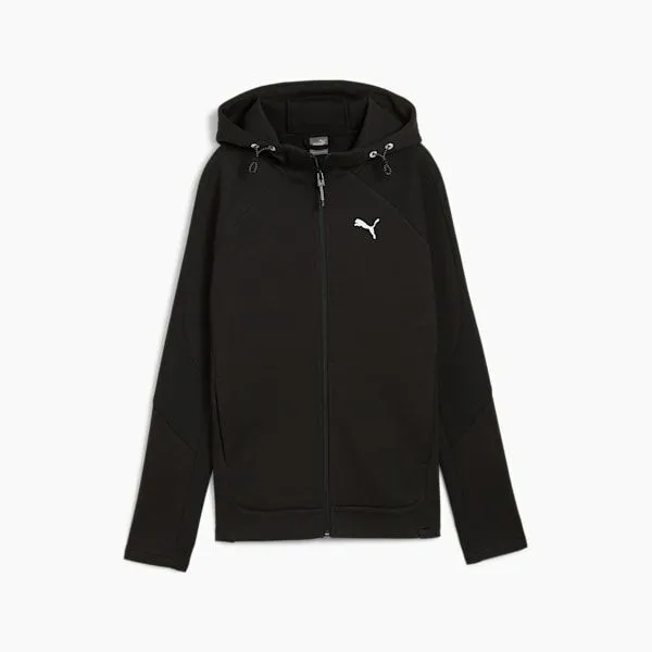 Puma Hoodies and Sweatshirts EvoSTRIPE 039s ZipUp Sweatshirt Puma Black 8211 Women
