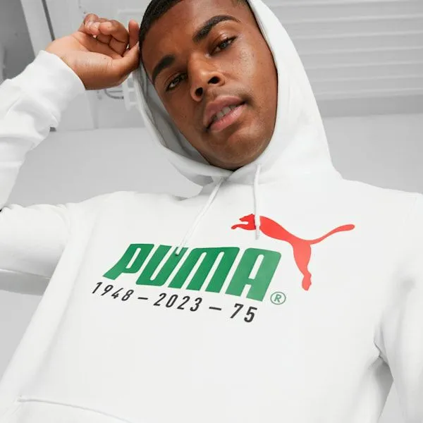 Puma Hoodies and Sweatshirts Logo Celebration 039s Hoodie Puma White 8211 Men