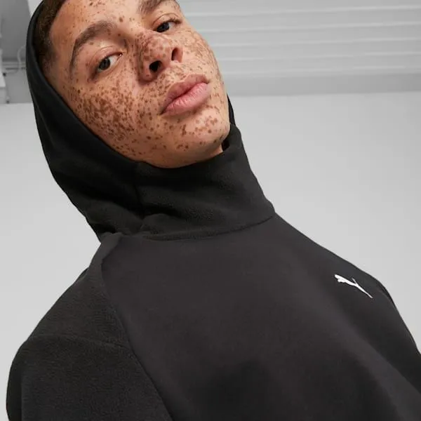 Puma Hoodies and Sweatshirts Polarfleece 039s Hoodie Puma Black 8211 Men