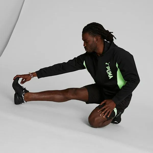 Puma Hoodies and Sweatshirts PUMA Fit 039s Hooded ZipUp Training Jacket Puma Blackspeed Green 8211 Men Puma Hoodies and Sweatshirts PUMA Fit 039s Hooded ZipUp Training Jacket Puma Blackspeed Green 8211 Men