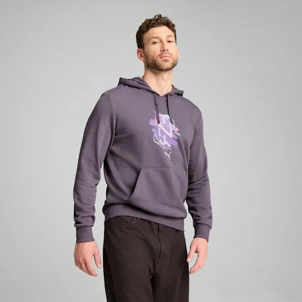 Puma Hoodies and Sweatshirts PUMA X NEYMAR Creativity 039s Hoodie Purple Charcoal 8211 Men