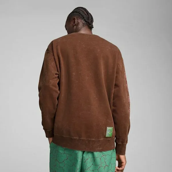 Puma Hoodies and Sweatshirts PUMA X TMNT 039s Relaxed Crew Sweatshirt Chocotart 8211 Men Puma Hoodies and Sweatshirts PUMA X TMNT 039s Relaxed Crew Sweatshirt Chocotart 8211 Men