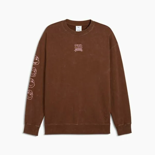 Puma Hoodies and Sweatshirts PUMA X TMNT 039s Relaxed Crew Sweatshirt Chocotart 8211 Men Puma Hoodies and Sweatshirts PUMA X TMNT 039s Relaxed Crew Sweatshirt Chocotart 8211 Men