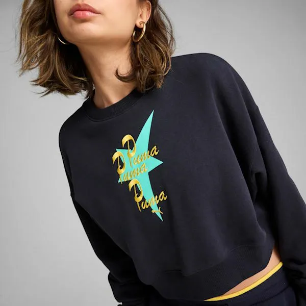 Puma Hoodies and Sweatshirts ROAD TO UNITY 039s Oversized Crew Sweatshirt New Navy 8211 Women Puma Hoodies and Sweatshirts ROAD TO UNITY 039s Oversized Crew Sweatshirt New Navy 8211 Women