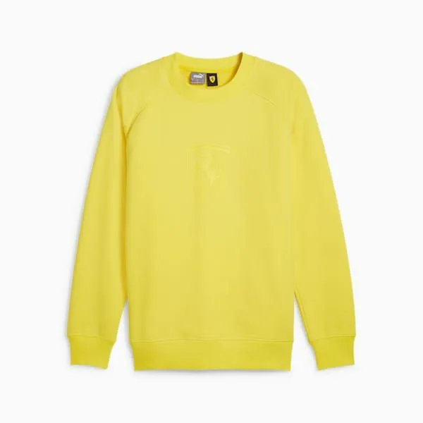 Puma Hoodies and Sweatshirts Scuderia Ferrari Big Shield 039s Motorsport Crew Neck Sweatshirt Speed Yellow 8211 Men Puma Hoodies and Sweatshirts Scuderia Ferrari Big Shield 039s Motorsport Crew Neck Sweatshirt Speed Yellow 8211 Men