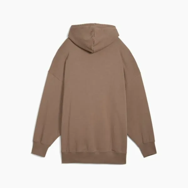 Puma Hoodies and Sweatshirts Wardrobe Essentials 039s Oversized Hoodie Totally Taupe 8211 Women