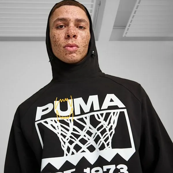 Puma Hoodies and Sweatshirts Winning Shot 039s Basketball Hoodie Puma Black 8211 Men