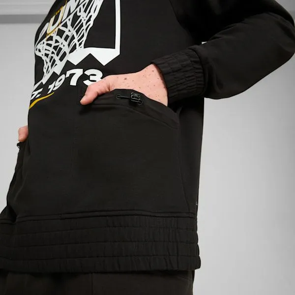 Puma Hoodies and Sweatshirts Winning Shot 039s Basketball Hoodie Puma Black 8211 Men