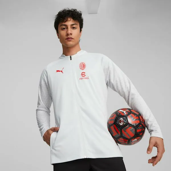 Puma Jackets and Outerwear AC Milan 039s Soccer Jacket Feather Grayfor All Time Red 8211 Men Puma Jackets and Outerwear AC Milan 039s Soccer Jacket Feather Grayfor All Time Red 8211 Men