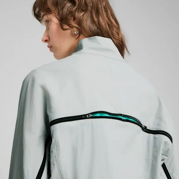 Puma Jackets and Outerwear DARE TO 039s Oversized FullZip Woven Jacket Flat Light Gray 8211 Women Puma Jackets and Outerwear DARE TO 039s Oversized FullZip Woven Jacket Flat Light Gray 8211 Women