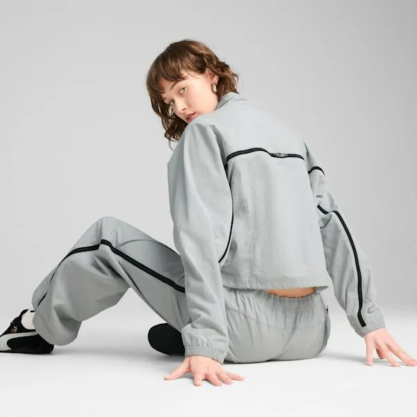 Puma Jackets and Outerwear DARE TO 039s Oversized FullZip Woven Jacket Flat Light Gray 8211 Women Puma Jackets and Outerwear DARE TO 039s Oversized FullZip Woven Jacket Flat Light Gray 8211 Women
