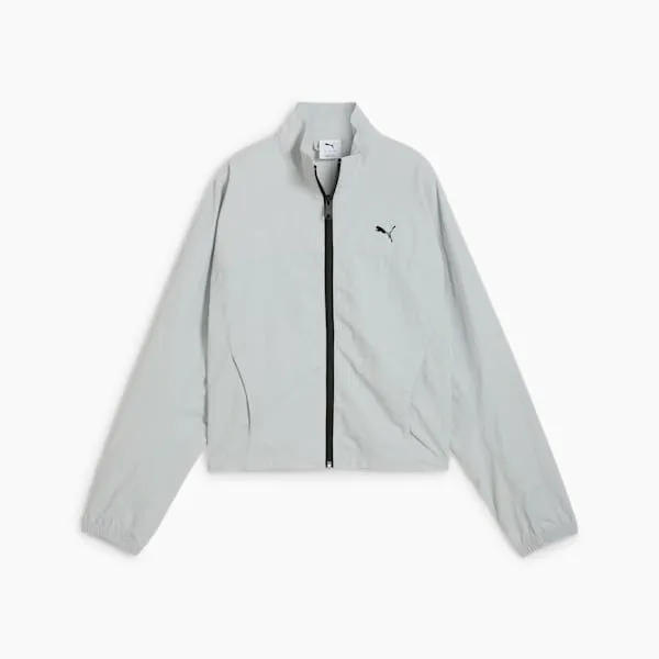 Puma Jackets and Outerwear DARE TO 039s Oversized FullZip Woven Jacket Flat Light Gray 8211 Women Puma Jackets and Outerwear DARE TO 039s Oversized FullZip Woven Jacket Flat Light Gray 8211 Women