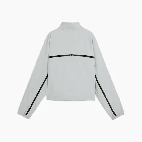 Puma Jackets and Outerwear DARE TO 039s Oversized FullZip Woven Jacket Flat Light Gray 8211 Women Puma Jackets and Outerwear DARE TO 039s Oversized FullZip Woven Jacket Flat Light Gray 8211 Women