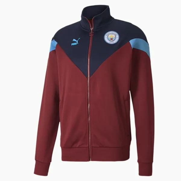 Puma Jackets and Outerwear Manchester City FC Iconic MCS 039s Track Jacket Cordovanpeacoat 8211 Men Puma Jackets and Outerwear Manchester City FC Iconic MCS 039s Track Jacket Cordovanpeacoat 8211 Men