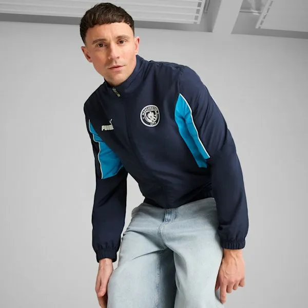 Puma Jackets and Outerwear Manchester City FtblARCHIVE 039s Jacket Puma Navyteam Light Blue 8211 Men Puma Jackets and Outerwear Manchester City FtblARCHIVE 039s Jacket Puma Navyteam Light Blue 8211 Men
