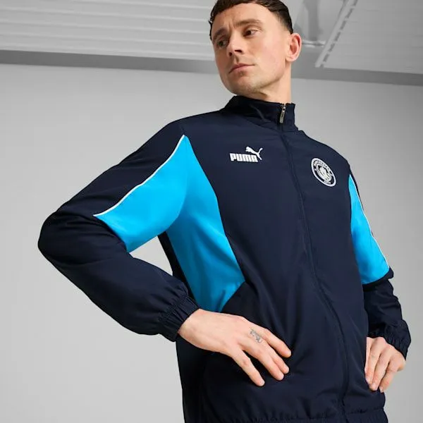 Puma Jackets and Outerwear Manchester City FtblARCHIVE 039s Jacket Puma Navyteam Light Blue 8211 Men Puma Jackets and Outerwear Manchester City FtblARCHIVE 039s Jacket Puma Navyteam Light Blue 8211 Men