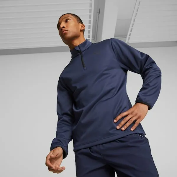 Puma Jackets and Outerwear PUMA Fit 039s Training QuarterZip Pullover Puma Navy 8211 Men Puma Jackets and Outerwear PUMA Fit 039s Training QuarterZip Pullover Puma Navy 8211 Men
