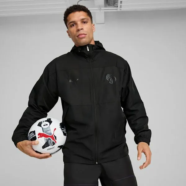 Puma Jackets and Outerwear PUMA X CHRISTIAN PULISIC Stealth Mono 039s Soccer Hoodie Puma Black 8211 Men