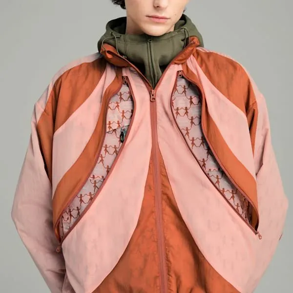 Puma Jackets and Outerwear PUMA X KIDSUPER 039s Windbreaker Pink Fruit 8211 Men Puma Jackets and Outerwear PUMA X KIDSUPER 039s Windbreaker Pink Fruit 8211 Men