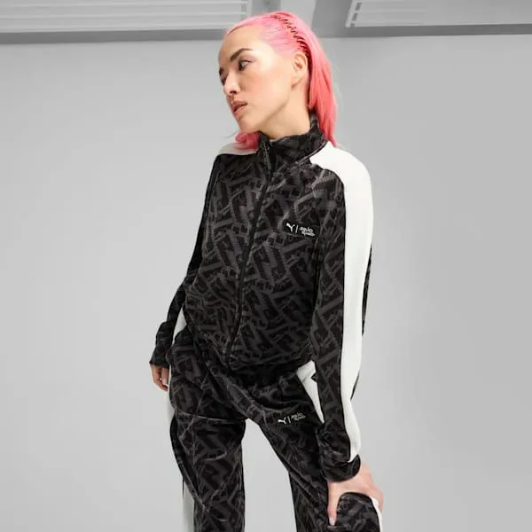 Puma Jackets and Outerwear PUMA X SQUID GAME T7 039s Track Jacket Puma Black 8211 Women Puma Jackets and Outerwear PUMA X SQUID GAME T7 039s Track Jacket Puma Black 8211 Women