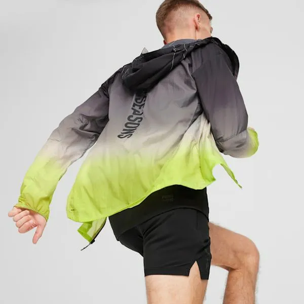 Puma Jackets and Outerwear SEASONS Ultra 039s Trail Running Jacket Lime Powfade Print 8211 Men Puma Jackets and Outerwear SEASONS Ultra 039s Trail Running Jacket Lime Powfade Print 8211 Men