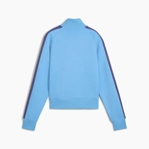 Puma Jackets and Outerwear T7 ALWAYS ON 039s Short Track Jacket Team Light Blue 8211 Women