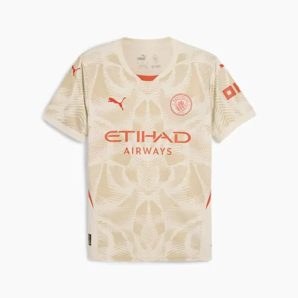 Puma Jerseys Manchester City 2425 Goalkeeper 039s Short Sleeve Jersey Alpine Snowputty 8211 Men