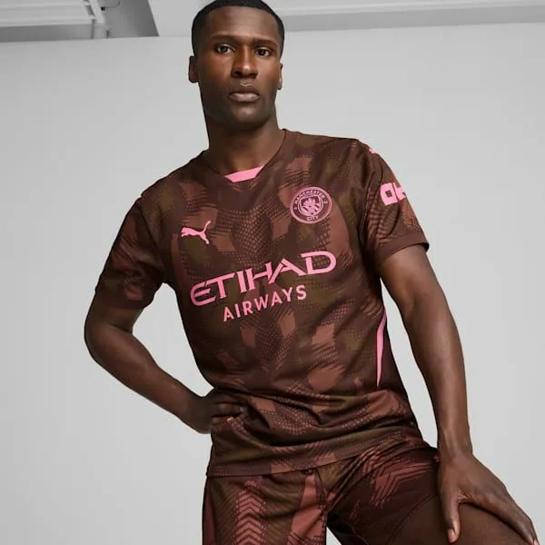 Puma Jerseys Manchester City 2425 Goalkeeper 039s Short Sleeve Jersey Espresso Brownwild Willow 8211 Men Puma Jerseys Manchester City 2425 Goalkeeper 039s Short Sleeve Jersey Espresso Brownwild Willow 8211 Men