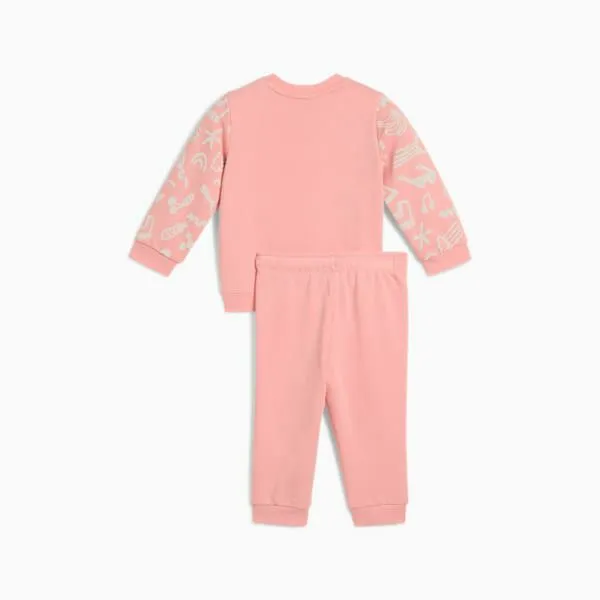 Puma Kids 2Piece Minicats Sandy Adventures Toddlers039 Crew And Pants Set Pink Fruit 8211 Kids