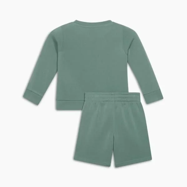 Puma Kids 2Piece Toddlers039 Pullover Crew And Shorts Set Green Moon 8211 Kids Puma Kids 2Piece Toddlers039 Pullover Crew And Shorts Set Green Moon 8211 Kids