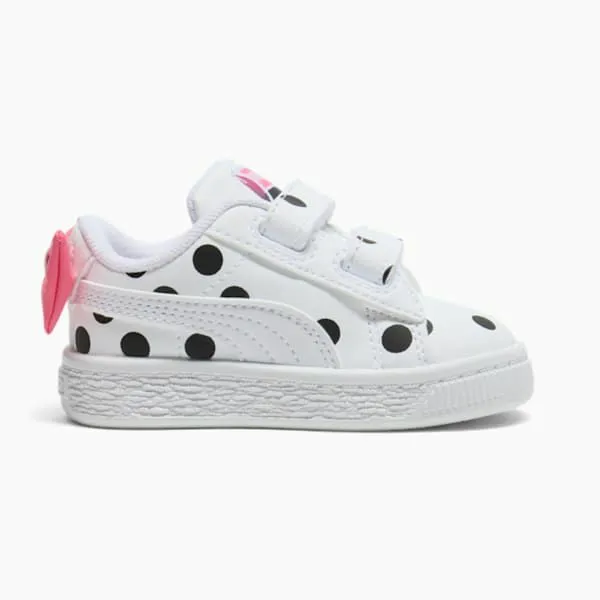 Puma Kids Basket Bow Toddlers039 Sneakers Puma Whitepuma Blackmagic Rose 8211 Kids