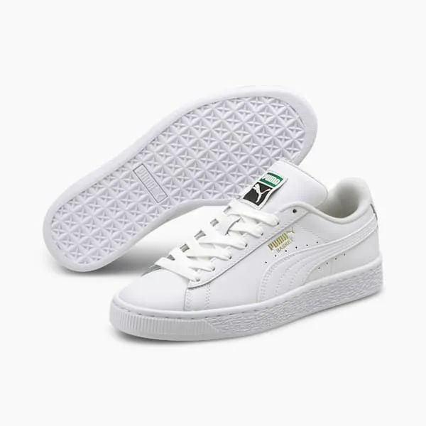 Puma Kids Basket Classic XXI Big 039 Sneakers Puma Whitepuma White 8211 Kids Puma Kids Basket Classic XXI Big 039 Sneakers Puma Whitepuma White 8211 Kids