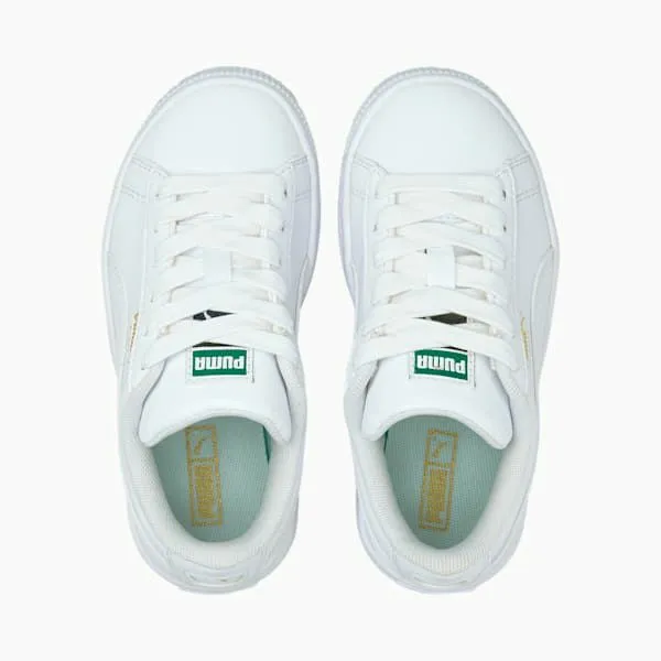 Puma Kids Basket Classic XXI Little 039 Sneakers Puma Whitepuma White 8211 Kids