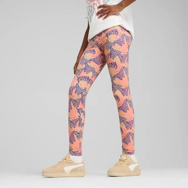 Puma Kids BUTTERFLY VIBE Big 039 High Waise Leggings Blue Crystal 8211 Kids