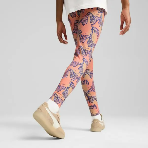 Puma Kids BUTTERFLY VIBE Big 039 High Waise Leggings Blue Crystal 8211 Kids