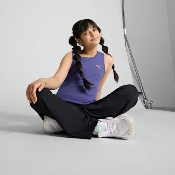 Puma Kids BUTTERFLY VIBE Big 039 Ribbed Tank Top Blue Crystal 8211 Kids