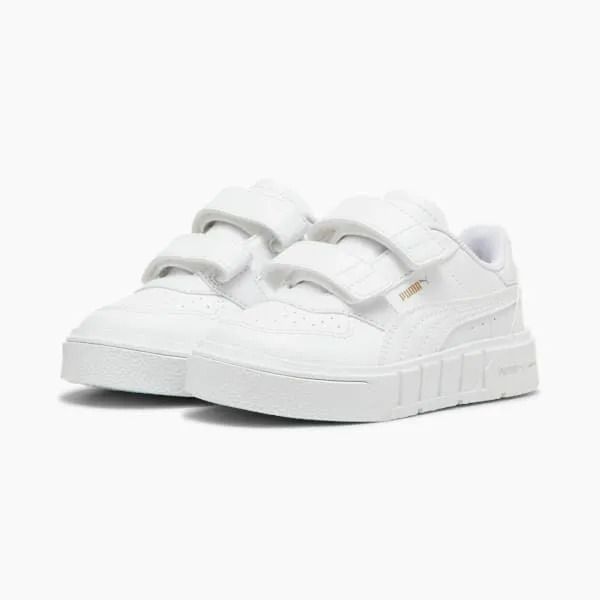 Puma Kids Cali Court Leather Toddler039s Alternate Closure Sneakers Puma Whitepuma Gold 8211 Kids
