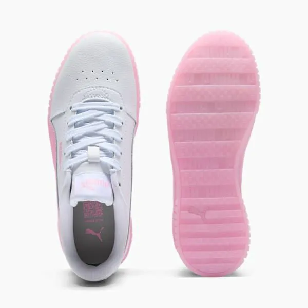 Puma Kids Carina 20 Jelly Bean Big 039 Sneakers Puma Whitepink Lilac 8211 Kids
