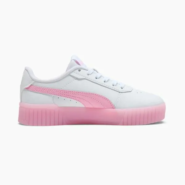 Puma Kids Carina 20 Jelly Bean Big 039 Sneakers Puma Whitepink Lilac 8211 Kids