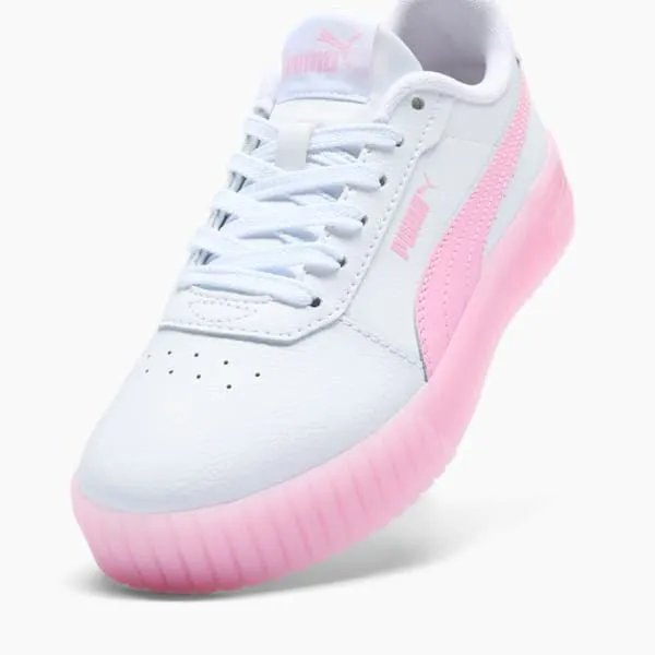 Puma Kids Carina 20 Jelly Bean Big 039 Sneakers Puma Whitepink Lilac 8211 Kids